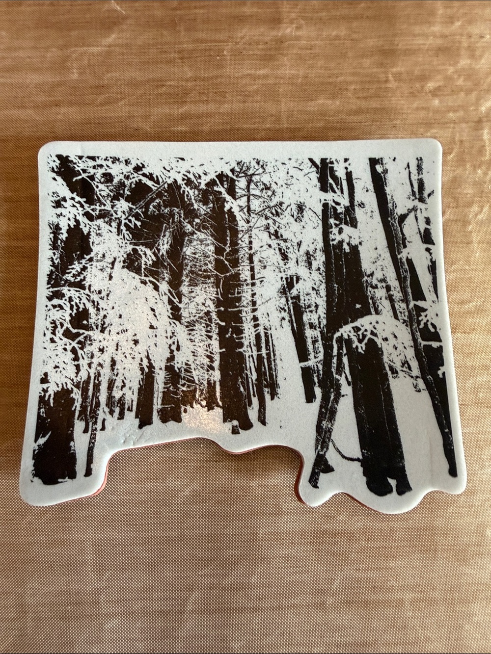 Penny Black Slapstick Cling Rubber Stamp “Snow Forest”